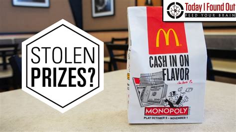 mcdonald's monopoly scam movie